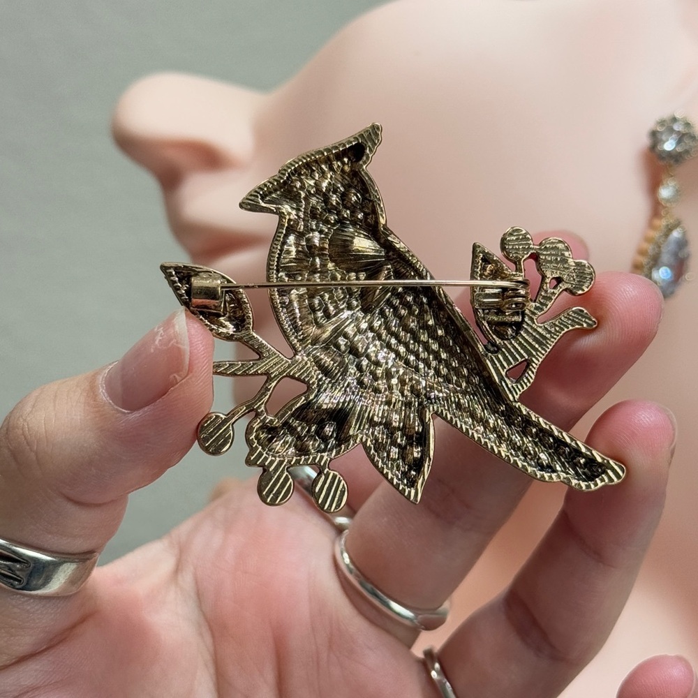 ⚜️❤️‍🔥 Winter Love Colorful Gemstone Bird Brooch 🐦‍🔥 - Picture 5 of 6